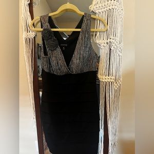 Black & silver dress